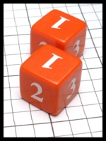 Dice : Dice - 6D - Red 123 dice - eBay Nov 2015